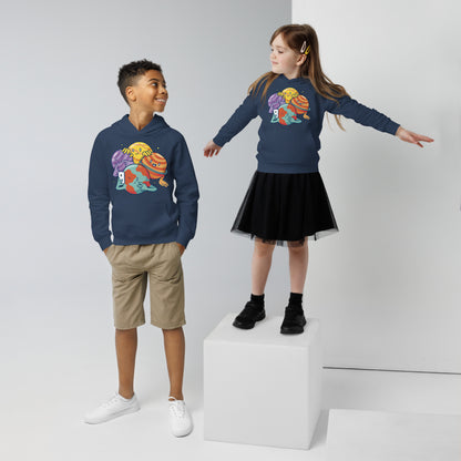 Sweat à capuche écologique pour enfants 4 ans -12 ans